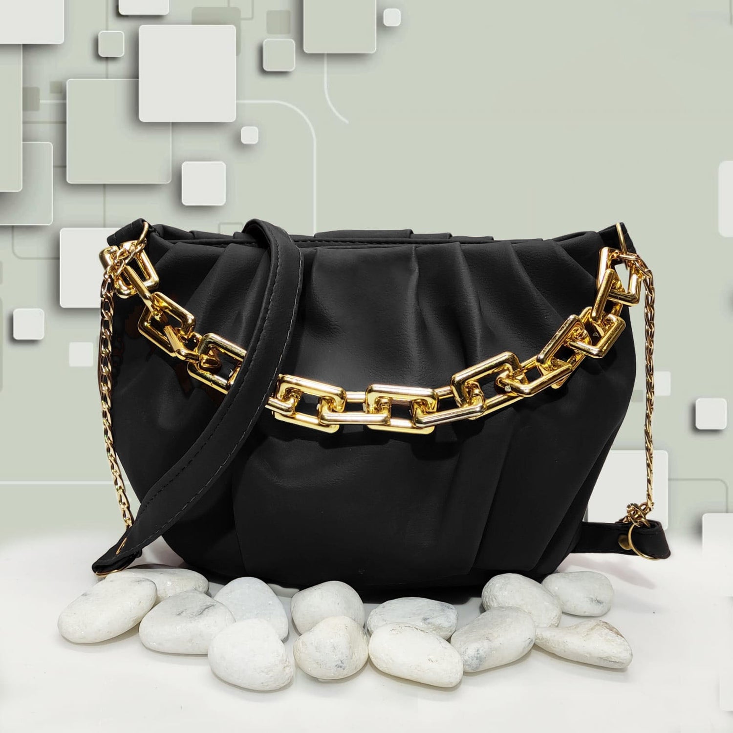 Gold Chain Handbag